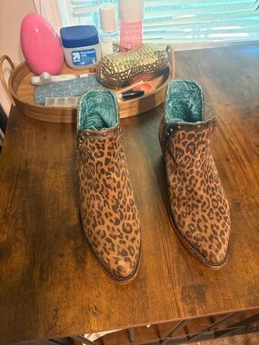 Corral Cheetha booties